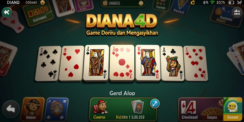 Gameplay menarik dalam aplikasi DIANA4D dengan Domino.