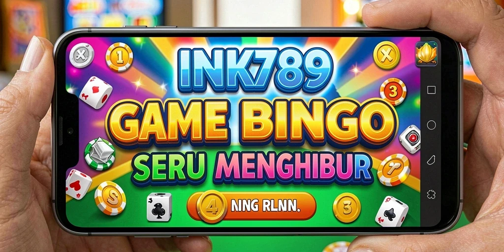 Tampilan gameplay seru INK789 dengan kartu Bingo.