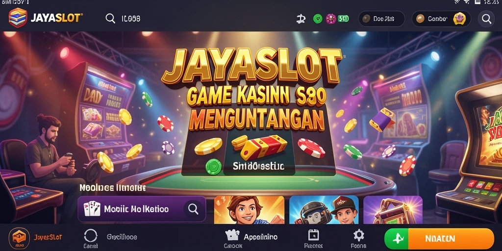 Tampilan gameplay JAYASLOT yang mendebarkan dan mengasyikkan.