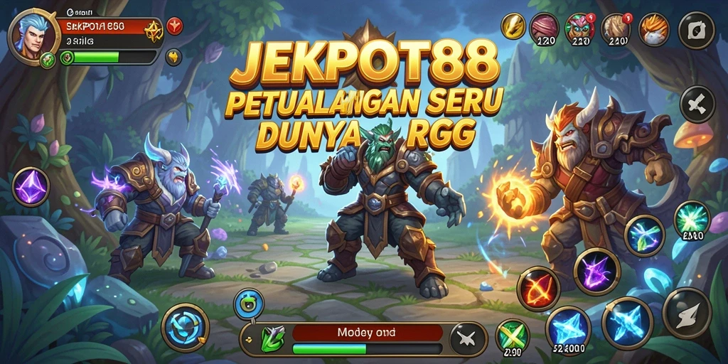 Tampilan gameplay JEKPOT88 yang seru dan interaktif di dunia RPG.