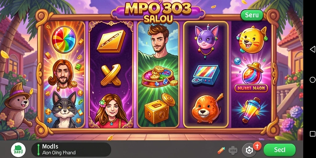 Tampilan menarik gameplay Slot MPO303 yang mendebarkan.