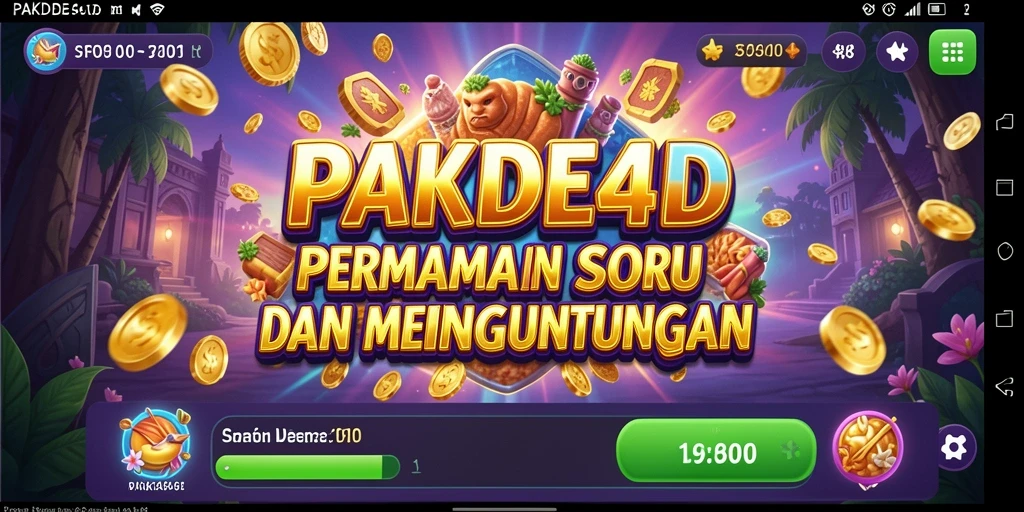 Gameplay slot yang menarik dan menghibur di PAKDE4D.
