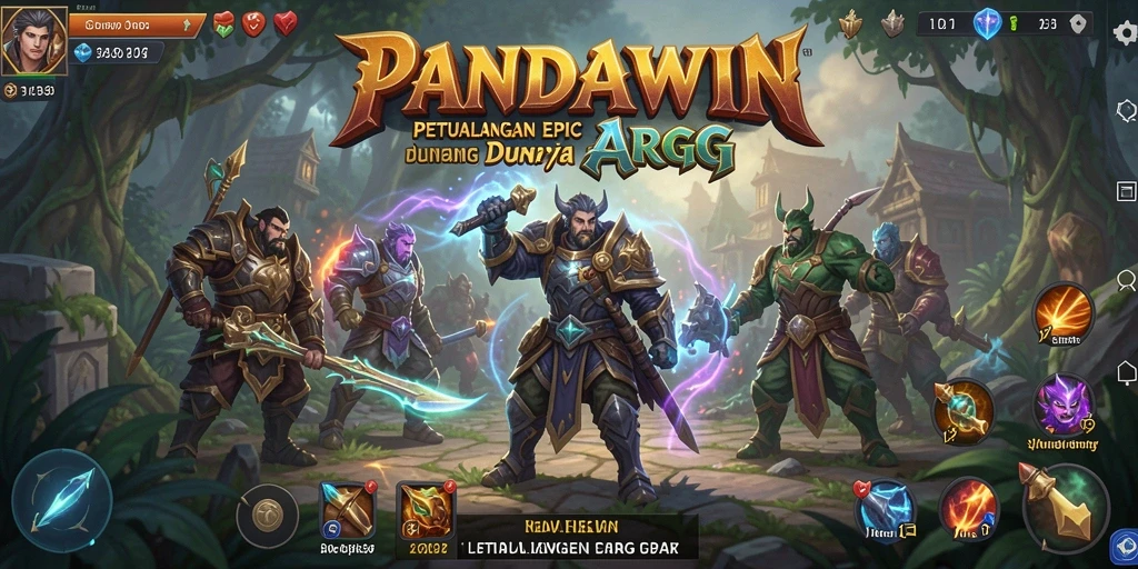 Tampilan gameplay seru dalam dunia ARPG yang menantang.