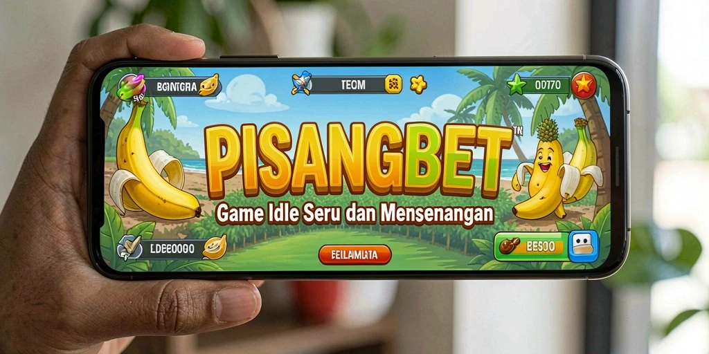 Tampilan menarik dari gameplay Idle PISANGBET dengan karakter lucu.