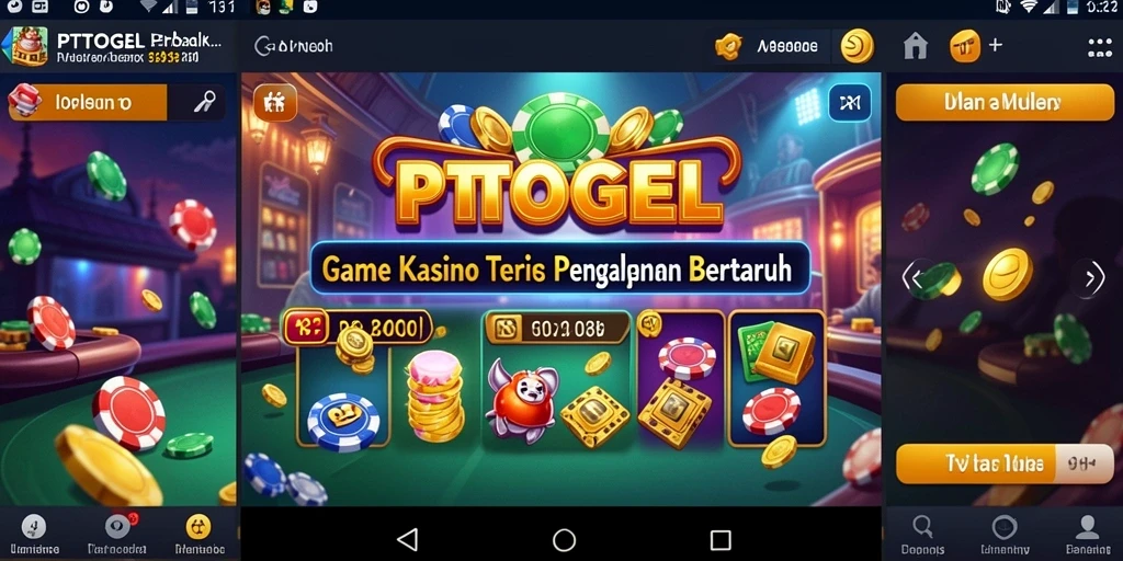 Tampilan gameplay Kasino yang seru di PTTOGEL.