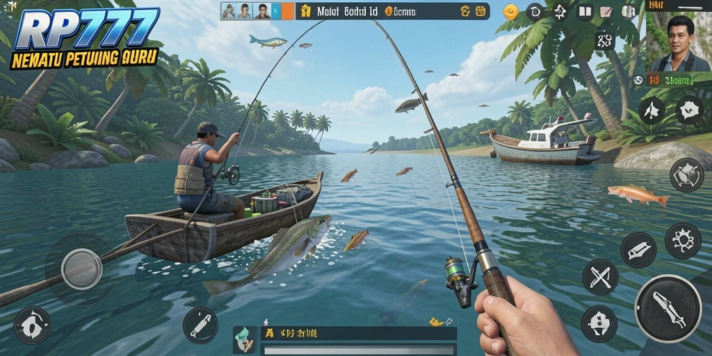 Tangkapan ikan yang menakjubkan dalam gameplay RP777.