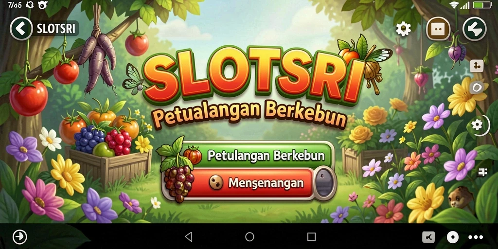Tangkapan layar SLOTSRI menampilkan kebun yang rimbun dan hewan ternak yang lucu.