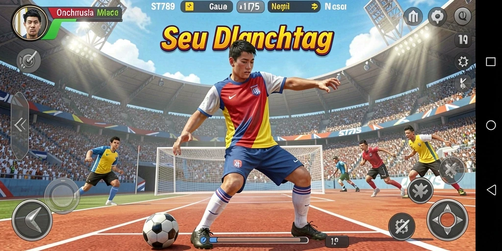 Tangkapan layar utama ST789 dengan gameplay olahraga yang seru.