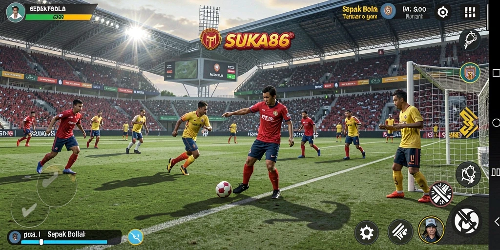 Gameplay seru dalam SUKA86 dengan grafis menakjubkan.