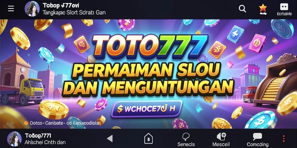 Screenshot TOTO777 yang menunjukkan aksi gameplay Slot yang seru.