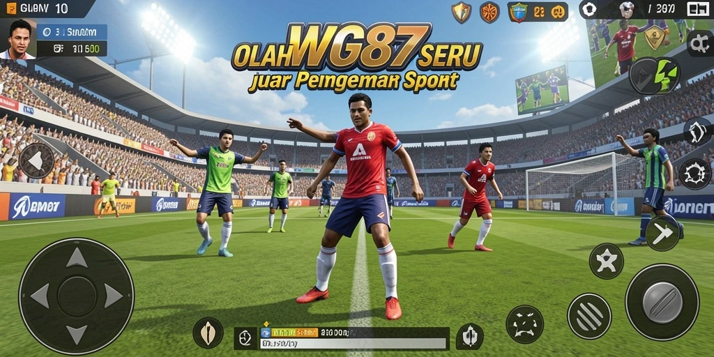 Screenshot WG87 menampilkan gameplay olahraga yang seru dan mendebarkan.