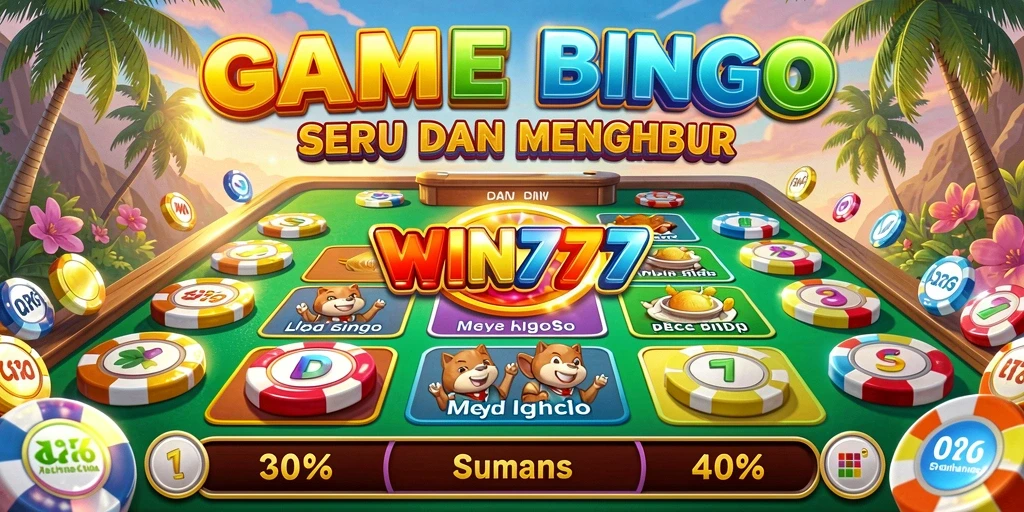 Tampilan gameplay Bingo yang seru di WIN777.