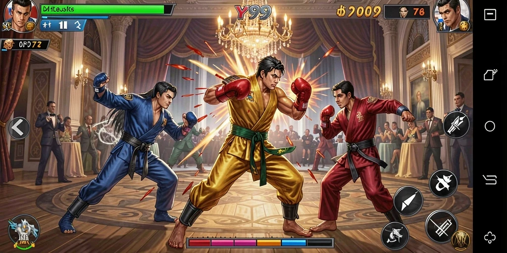 Tampilan gameplay menarik dan pertarungan sengit di Y89.